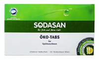 Sodasan ekologiškas indų plovimo priemonė indaplovėmis (tabletėmis), 625g/25tabletės