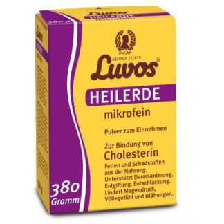 LUVOS Heilerde mikrofein - Geriamas molis skatina žarnyno valymą ir kenksmingų medžiagų šalinimą, 380g